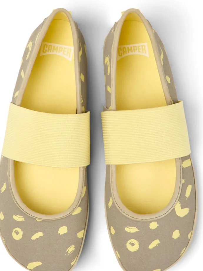 Ballerinas " Right Nina " in Beige / Gelb