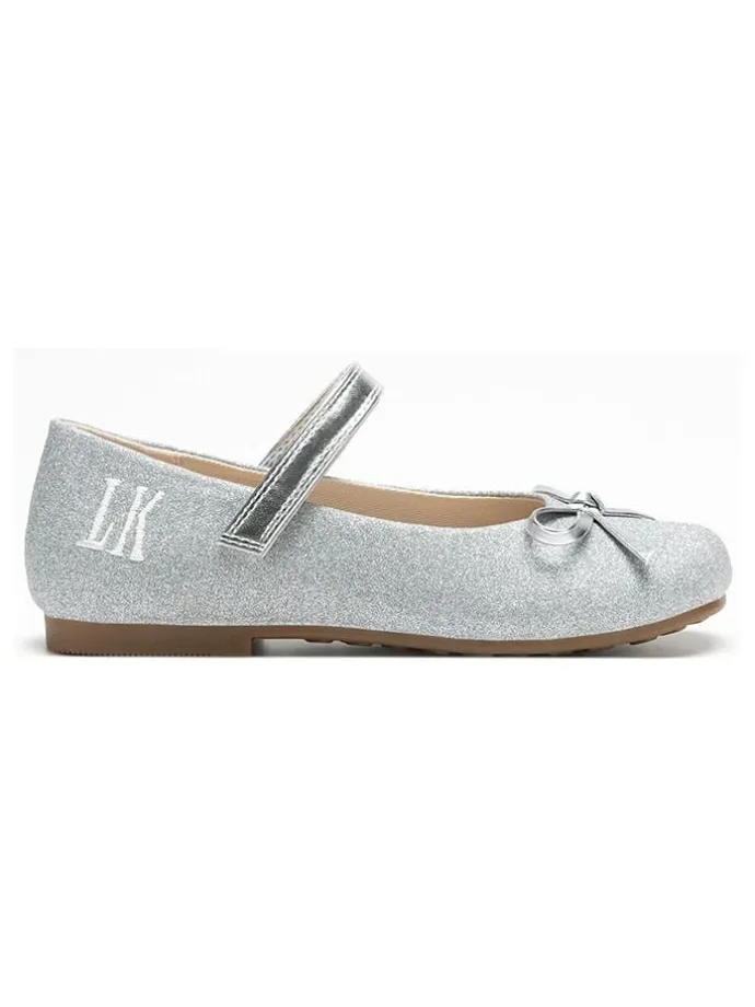 Ballerinas "Erica" in Silber