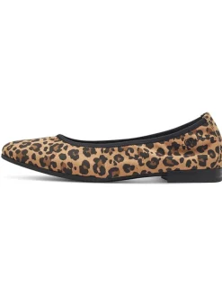 Ballerinas in Beige/ Hellbraun/ Dunkelbraun