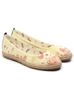 Ballerinas in Beige/ Rosa