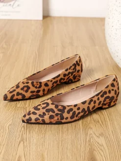 Ballerinas in Hellbraun/ Dunkelbraun