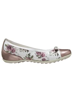 Ballerinas in Rosa/ Weiß