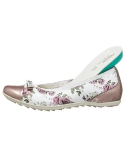 Ballerinas in Rosa/ Weiß