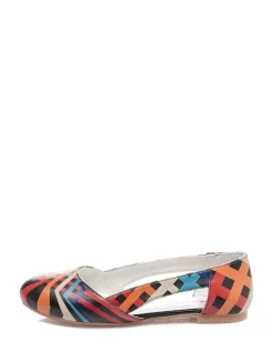 Ballerinas in Schwarz/ Bunt