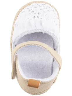 Ballerinas in Weiß/ Beige