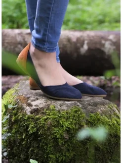 Ballerinas Wool Blacky in blue