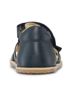 Barfuß Leder-Halbsandalen 