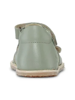 Barfuß Leder-Halbsandalen 