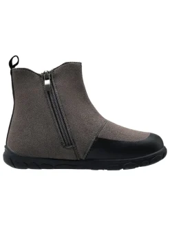 Barfuß-Chelsea-Boots in Grau