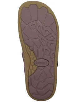 Barfuß-Halbsandalen in Lila