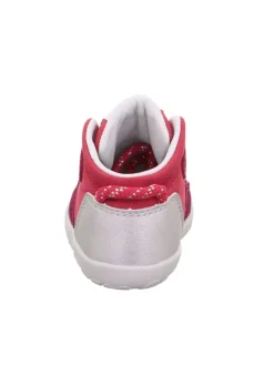 Barfußschuh FLUMMI in Rot/Silber