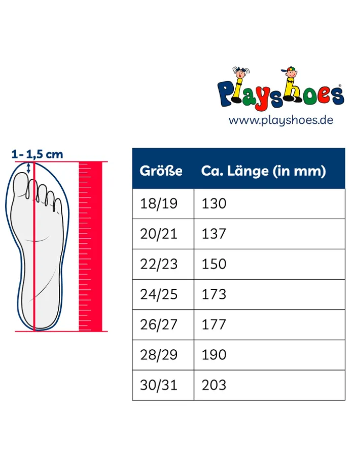 Barfuß-Schuh Herzchen in Marine