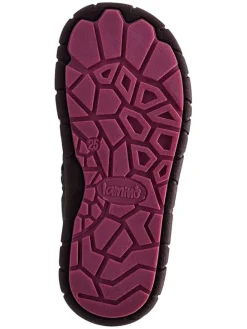 Barfuß-Winterboots in Hellgrau/ Lila