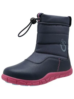 Barfuß-Winterstiefel in Dunkelblau