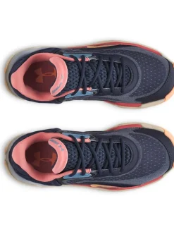 Basketballschuhe in Dunkelblau/ Bunt