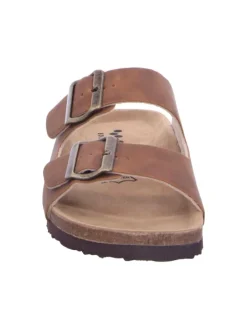 Bio-Pantolette in braun