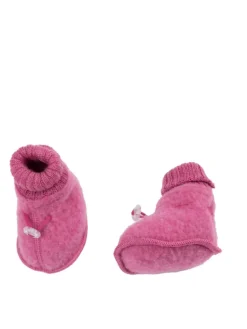 Booties Krabbelschuhe Merino-Wolle in pink
