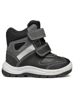 Boots "Flanfil" in Schwarz/ Grau