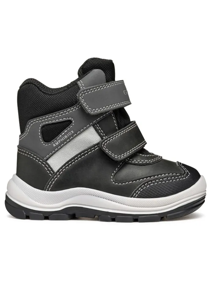 Boots "Flanfil" in Schwarz/ Grau