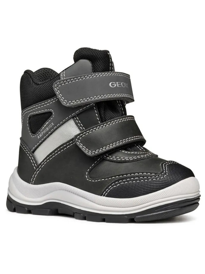 Boots "Flanfil" in Schwarz/ Grau