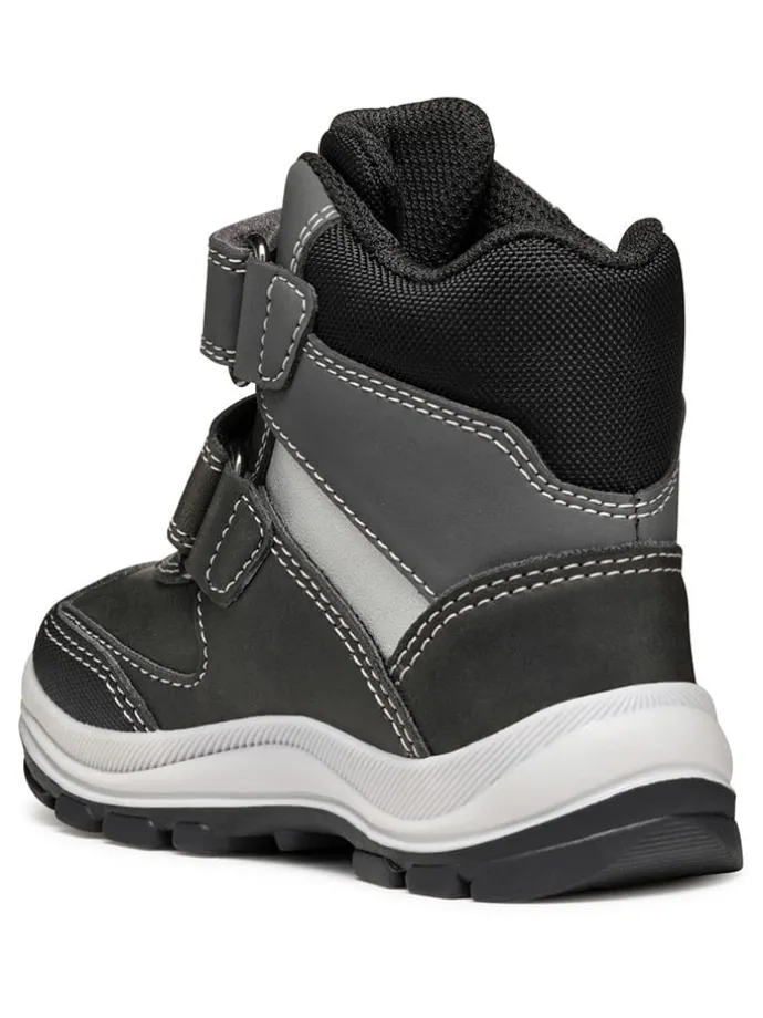 Boots "Flanfil" in Schwarz/ Grau