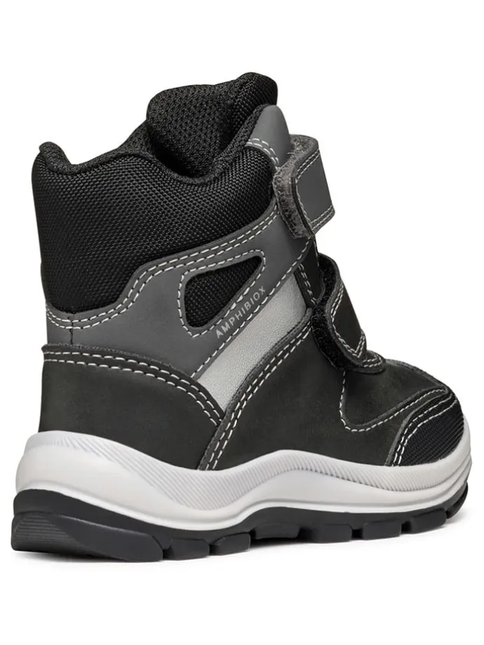 Boots "Flanfil" in Schwarz/ Grau
