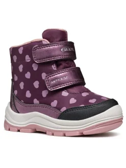 Boots "Flanfil" in Violett/ Rosa