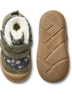 Boots in Dunkelblau/ Grau