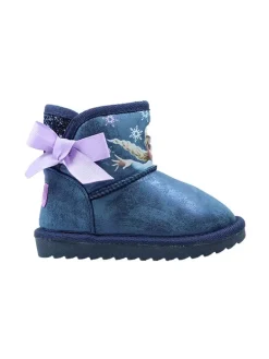 Boots in Dunkelblau/ Lila