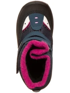 Boots in Dunkelblau/ Pink