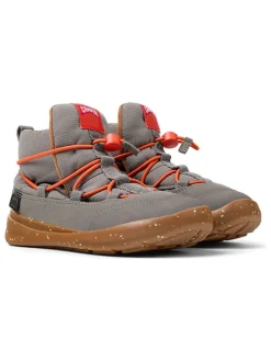 Boots in Grau/ Orange