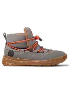 Boots in Grau/ Orange
