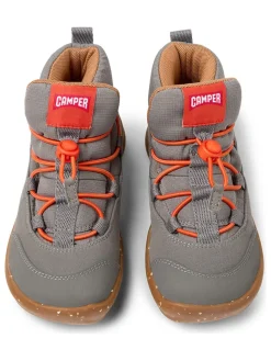 Boots in Grau/ Orange