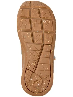 Boots in Grau/ Orange