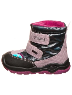 Boots in Rosa/ Schwarz