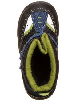 Boots in Schwarz/ Dunkelblau