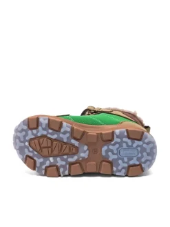 Boots ''Marton'' in Hellbraun/ Grün