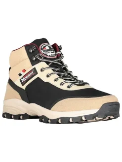 Boots "Ofred" in Beige/ Schwarz