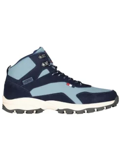 Boots "Olain" in Dunkelblau/ Hellblau