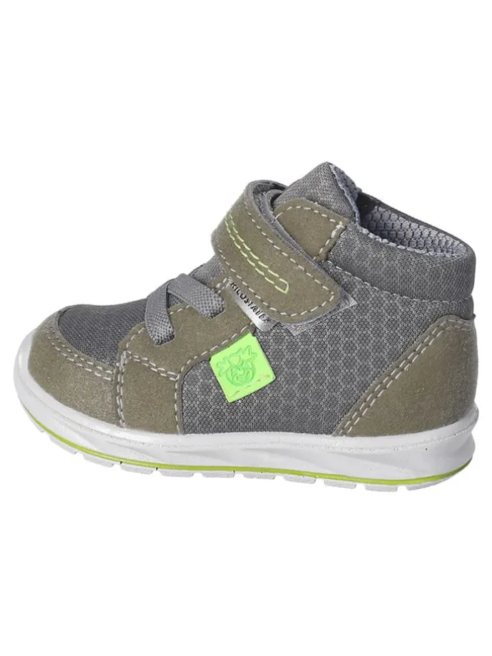 Boots "Paco" in Grau/ Khaki