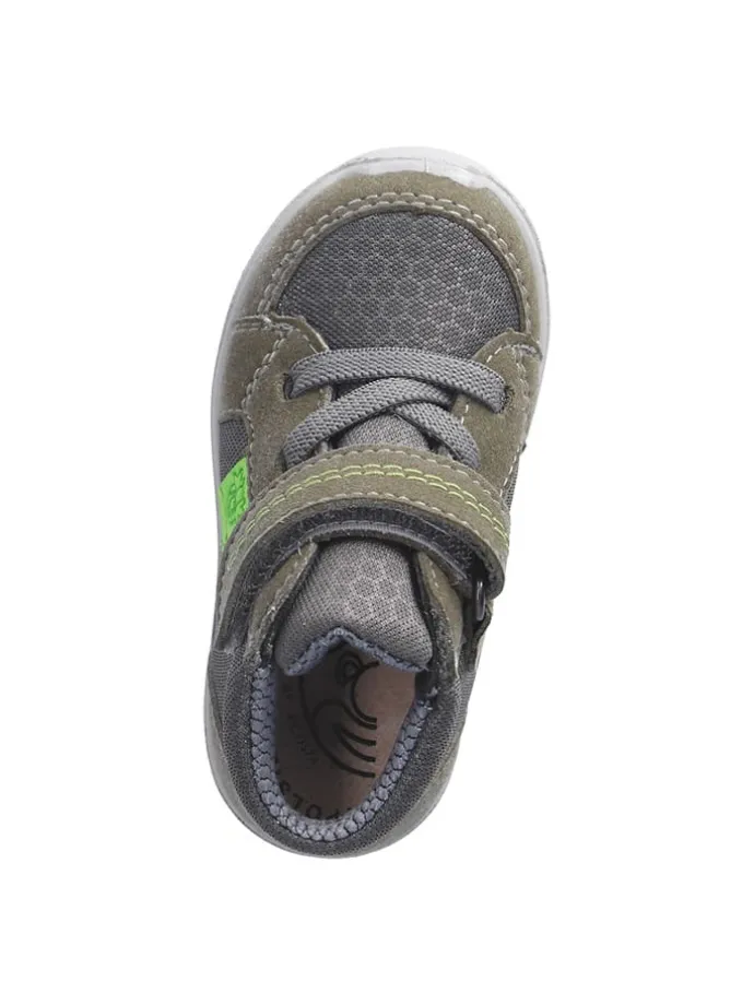 Boots "Paco" in Grau/ Khaki