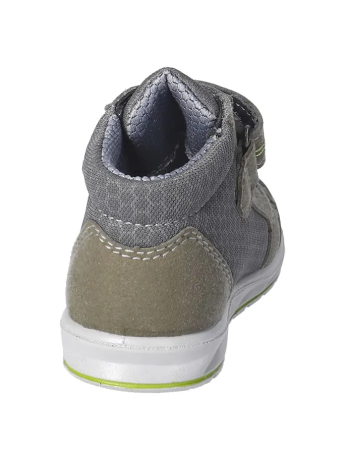 Boots "Paco" in Grau/ Khaki