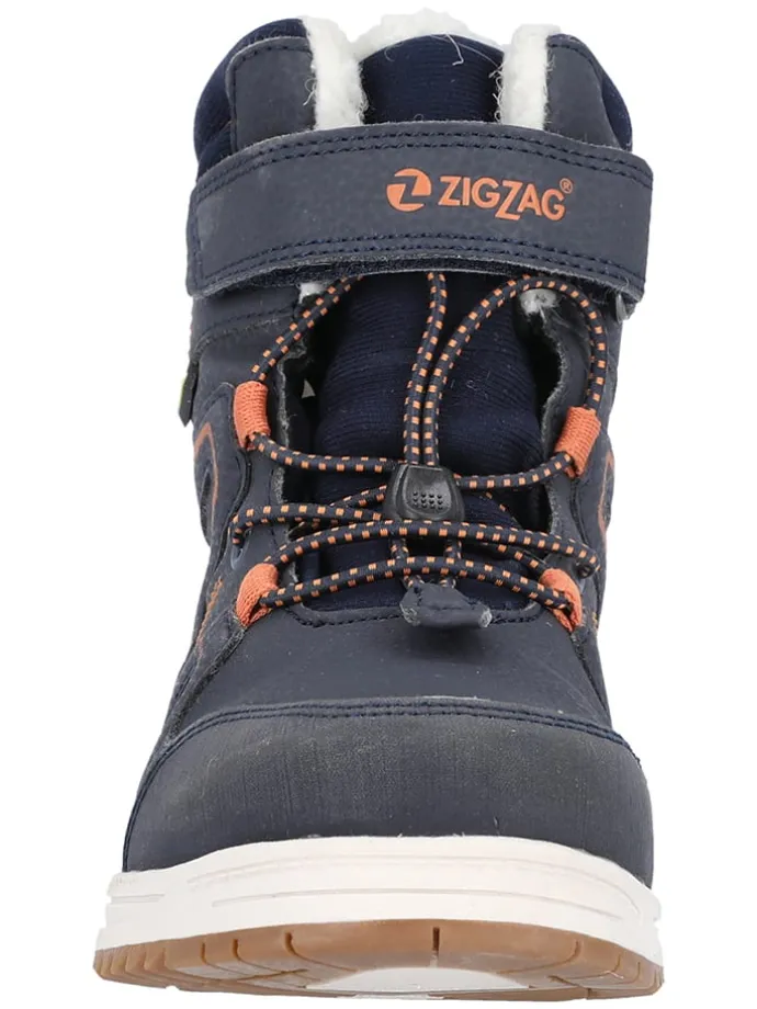 Boots "Rincet" in Dunkelblau/ Orange