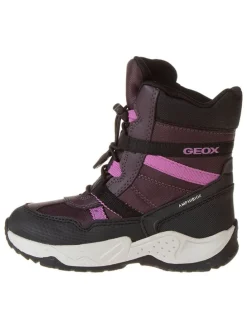 Boots "Sentiero" in Aubergine/ Schwarz