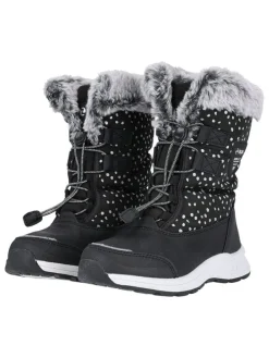 Boots "Wesend" in Schwarz/ Weiß