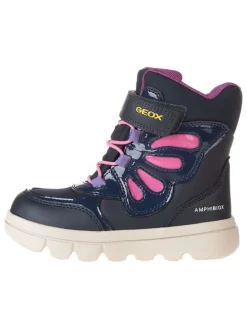 Boots "Willaboom" in Dunkelblau/ Rosa