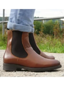 Chelsea Boots in Brown/Brown