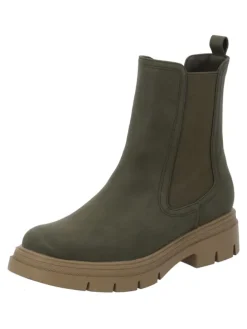 Chelsea Boots in Grün