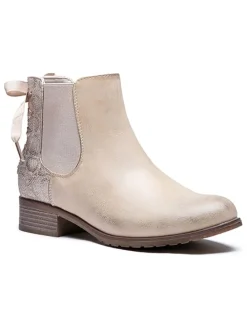 Chelsea-Boots in Beige