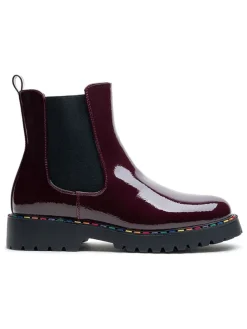Chelsea-Boots in Bordeaux